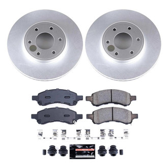 PowerStop® - Z23 Evolution Geomet® Plain Front Brake Kit