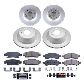 PowerStop® - Z23 Evolution Geomet® Plain Front and Rear Brake Kit