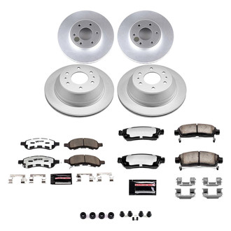 PowerStop® - Z36 Evolution Geomet® Plain Front and Rear Brake Kit