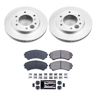 PowerStop® - Z23 Evolution Geomet® Plain Front Brake Kit