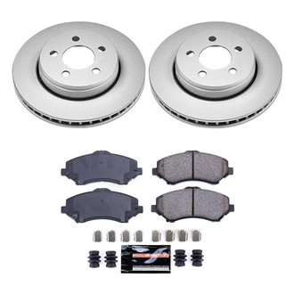 PowerStop® - Z23 Evolution Geomet® Plain Front Brake Kit