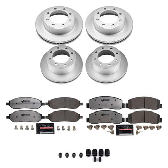 PowerStop® - Z36 Evolution Geomet® Plain Front and Rear Brake Kit