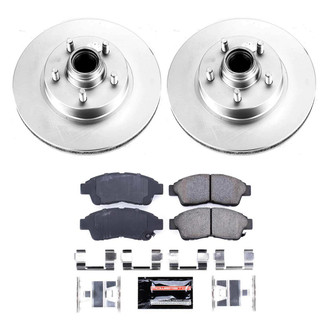 PowerStop® - Z23 Evolution Geomet® Plain Front Brake Kit