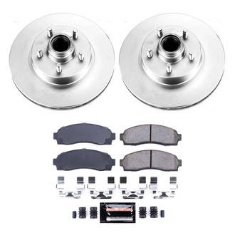PowerStop® - Z23 Evolution Geomet® Plain Front Brake Kit