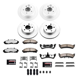 PowerStop® - Z36 Evolution Geomet® Plain Front and Rear Brake Kit