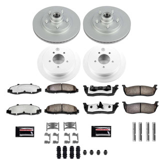 PowerStop® - Z36 Evolution Geomet® Plain Front and Rear Brake Kit