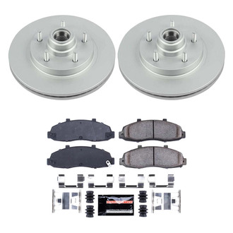 PowerStop® - Z23 Evolution Geomet® Plain Front Brake Kit