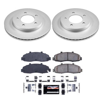 PowerStop® - Z23 Evolution Geomet® Plain Front Brake Kit
