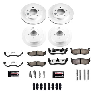 PowerStop® - Z36 Evolution Geomet® Plain Front and Rear Brake Kit