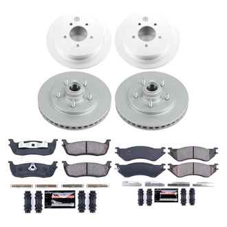 PowerStop® - Z23 Evolution Geomet® Plain Front and Rear Brake Kit
