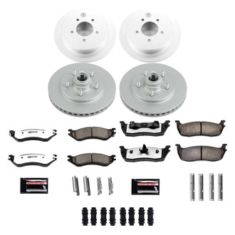 PowerStop® - Z36 Evolution Geomet® Plain Front and Rear Brake Kit