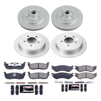 PowerStop® - Z23 Evolution Geomet® Plain Front and Rear Brake Kit
