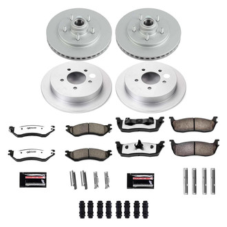 PowerStop® - Z36 Evolution Geomet® Plain Front and Rear Brake Kit