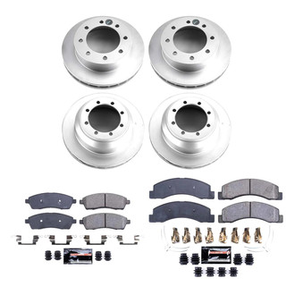 PowerStop® - Z23 Evolution Geomet® Plain Front and Rear Brake Kit