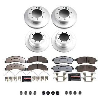 PowerStop® - Z36 Evolution Geomet® Plain Front and Rear Brake Kit
