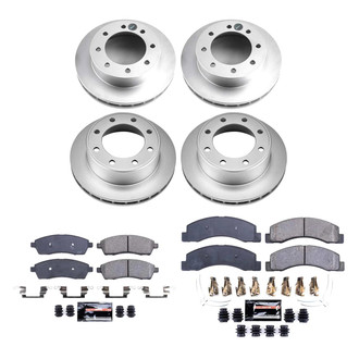 PowerStop® - Z23 Evolution Geomet® Plain Front and Rear Brake Kit