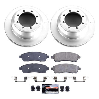 PowerStop® - Z23 Evolution Geomet® Plain Rear Brake Kit