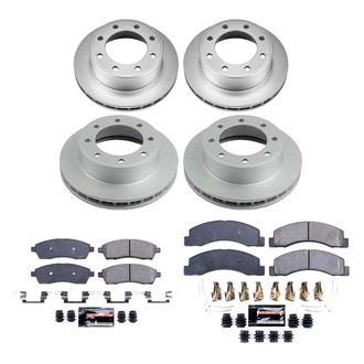 PowerStop® - Z23 Evolution Geomet® Plain Front and Rear Brake Kit