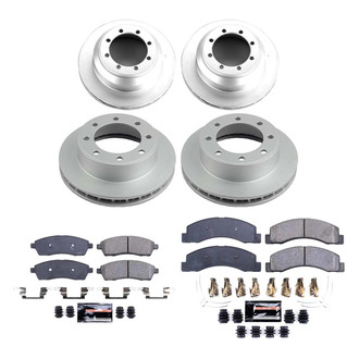 PowerStop® - Z23 Evolution Geomet® Plain Front and Rear Brake Kit