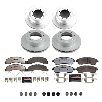 PowerStop® - Z36 Evolution Geomet® Plain Front and Rear Brake Kit