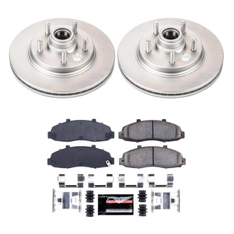 PowerStop® - Z23 Evolution Geomet® Plain Front Brake Kit