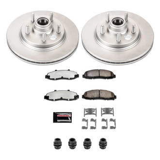 PowerStop® - Z36 Evolution Geomet® Plain Front Brake Kit
