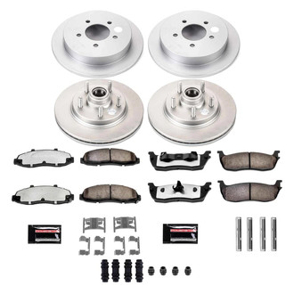 PowerStop® - Z36 Evolution Geomet® Plain Front and Rear Brake Kit