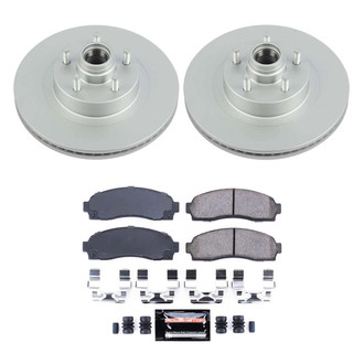 PowerStop® - Z23 Evolution Geomet® Plain Front Brake Kit