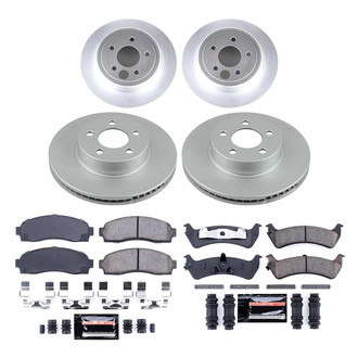 PowerStop® - Z23 Evolution Geomet® Plain Front and Rear Brake Kit