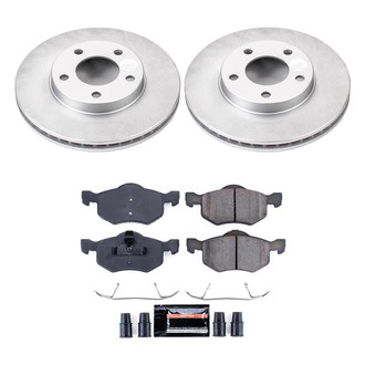 PowerStop® - Z23 Evolution Geomet® Plain Front Brake Kit