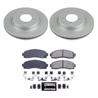 PowerStop® - Z23 Evolution Geomet® Plain Front Brake Kit