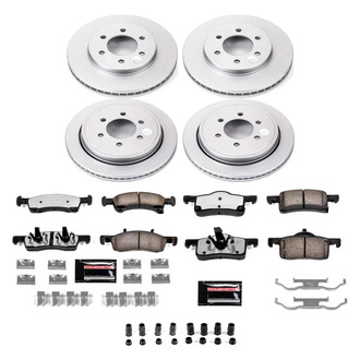 PowerStop® - Z36 Evolution Geomet® Plain Front and Rear Brake Kit