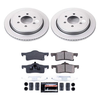 PowerStop® - Z23 Evolution Geomet® Plain Rear Brake Kit