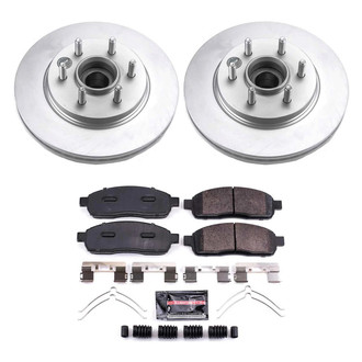 PowerStop® - Z23 Evolution Geomet® Plain Front Brake Kit