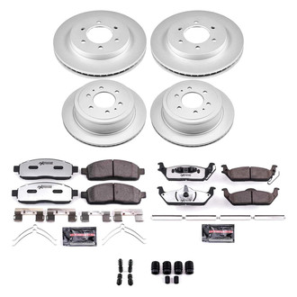 PowerStop® - Z36 Evolution Geomet® Plain Front and Rear Brake Kit