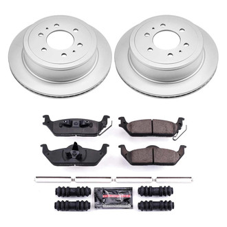 PowerStop® - Z23 Evolution Geomet® Plain Rear Brake Kit