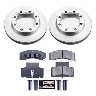 PowerStop® - Z23 Evolution Geomet® Plain Front Brake Kit