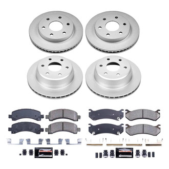 PowerStop® - Z23 Evolution Geomet® Plain Front and Rear Brake Kit