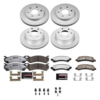 PowerStop® - Z36 Evolution Geomet® Plain Front and Rear Brake Kit