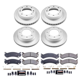 PowerStop® - Z23 Evolution Geomet® Plain Front and Rear Brake Kit