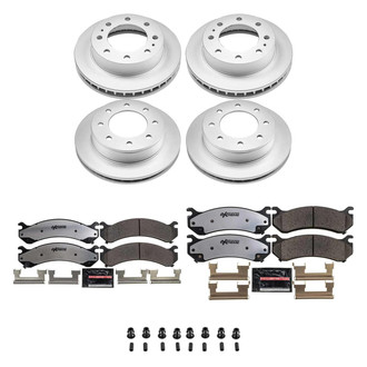 PowerStop® - Z36 Evolution Geomet® Plain Front and Rear Brake Kit