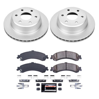 PowerStop® - Z23 Evolution Geomet® Plain Rear Brake Kit