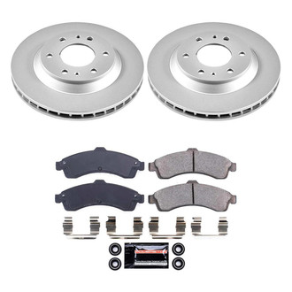 PowerStop® - Z23 Evolution Geomet® Plain Front Brake Kit