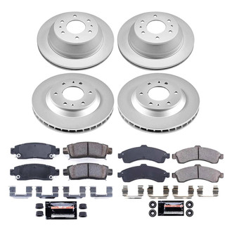 PowerStop® - Z23 Evolution Geomet® Plain Front and Rear Brake Kit