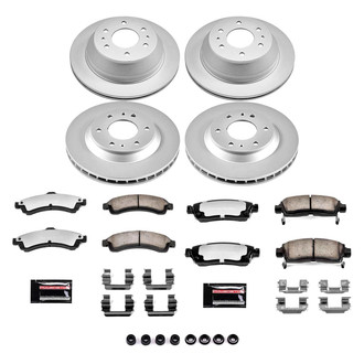 PowerStop® - Z36 Evolution Geomet® Plain Front and Rear Brake Kit