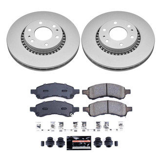 PowerStop® - Z23 Evolution Geomet® Plain Front Brake Kit