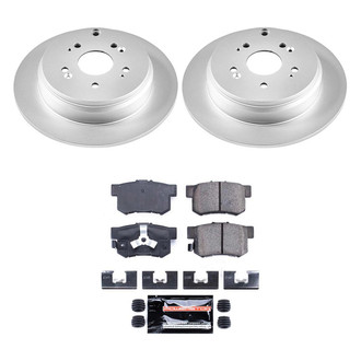 PowerStop® - Z23 Evolution Geomet® Plain Rear Brake Kit