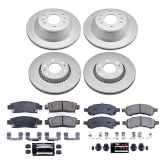 PowerStop® - Z23 Evolution Geomet® Plain Front and Rear Brake Kit