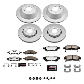 PowerStop® - Z36 Evolution Geomet® Plain Front and Rear Brake Kit