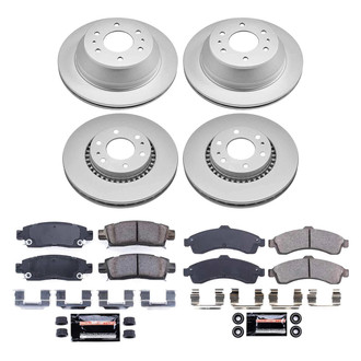 PowerStop® - Z23 Evolution Geomet® Plain Front and Rear Brake Kit